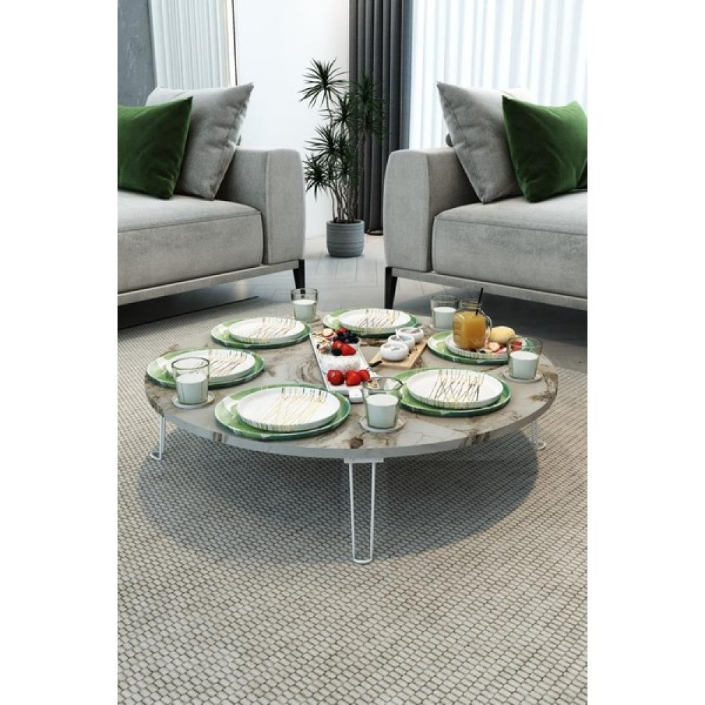 Armarks Katlanır Yer Sofrası, Metal Ayaklı Yer Sofrası, Hamur Açma Sunum Masası 90 cm Yemek & Mutfak Masası Fiyatı
