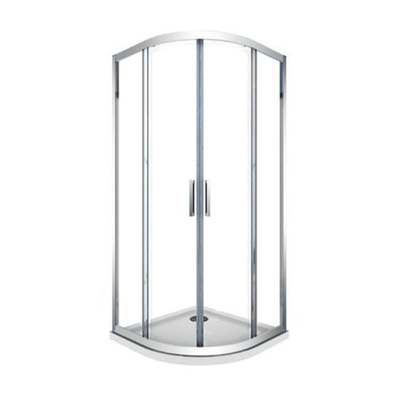 Armina 100x100 cm Oval Seri Cam Duşakabin + Duş Teknesi