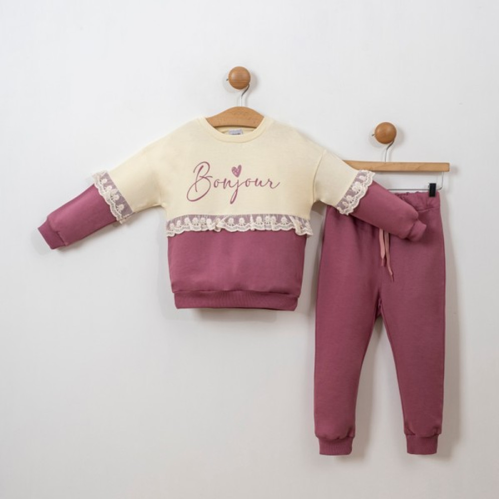 Armino Bonjour Fistolu Oversize Çocuk İkili Takım Bebek Giysi Takım Fiyatı