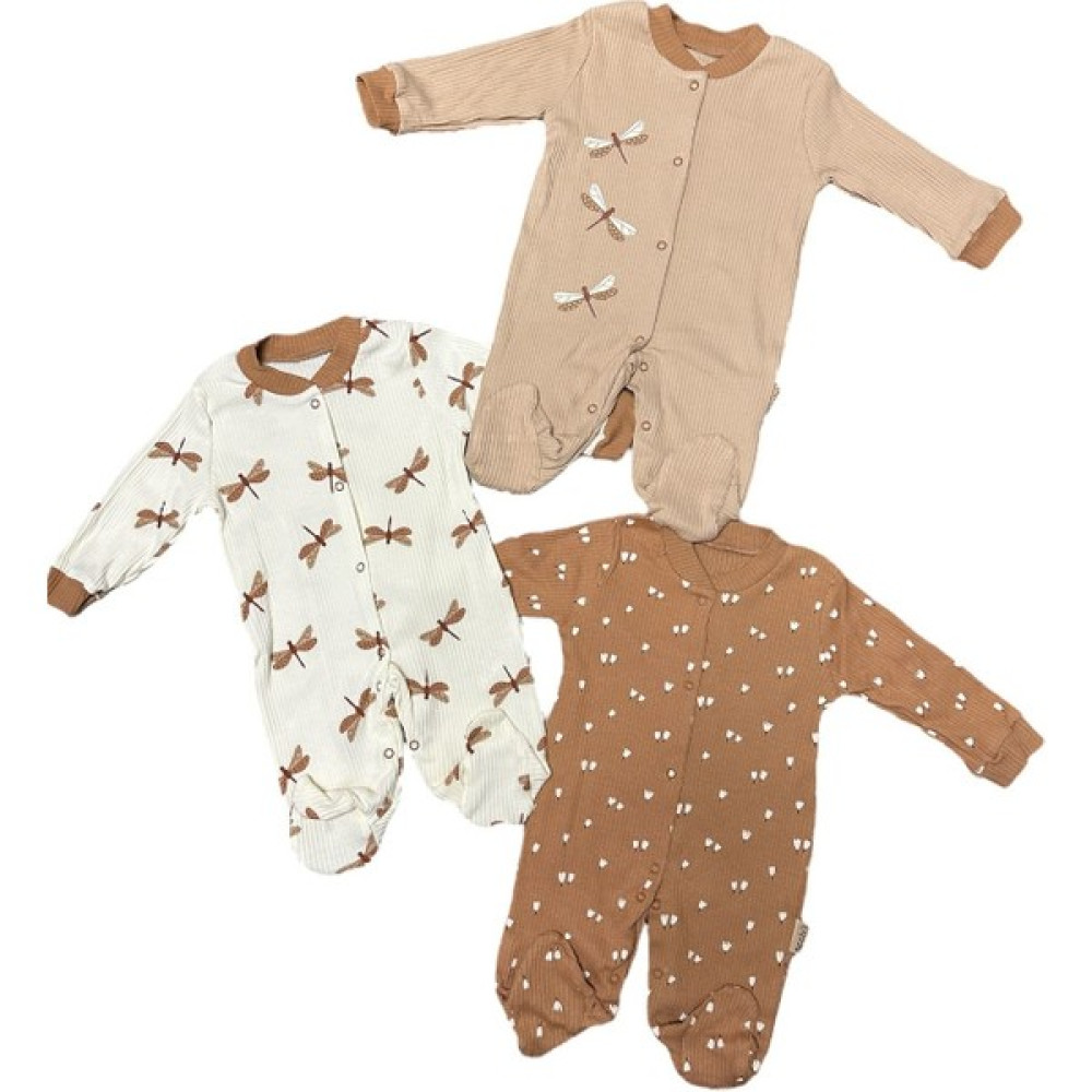 Armino Dragonfly 3lü Tek Boy Erkek Bebek Tulum Set Bebek Tulumu Fiyatı
