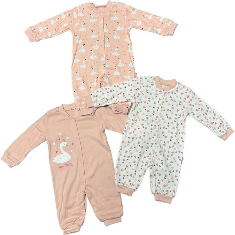 Armino Little Swan 3lü Tek Boy Kız Bebek Tulum Set Bebek Tulumu Fiyatı