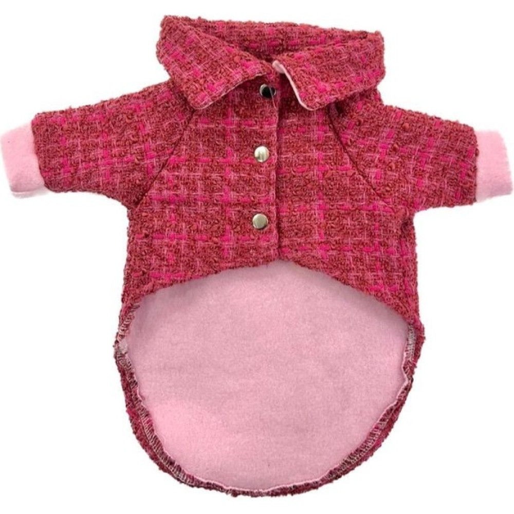 Armonia Design Studio Zara Kumaş Pembe Köpek Kedi Ceket - XL Evcil Hayvan Ürünleri Fiyatı