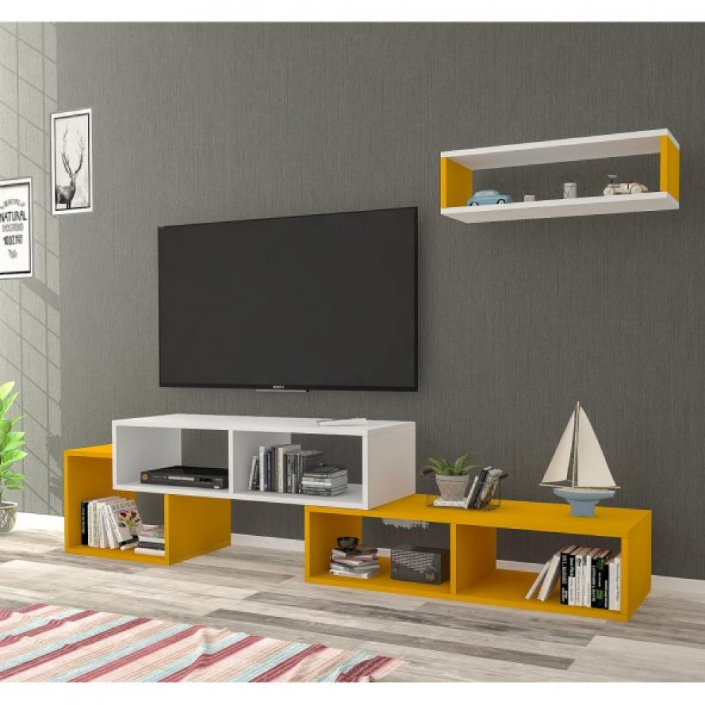Armonia Tv Unitesi Sari Tv Ünitesi / Sehpası Fiyatı