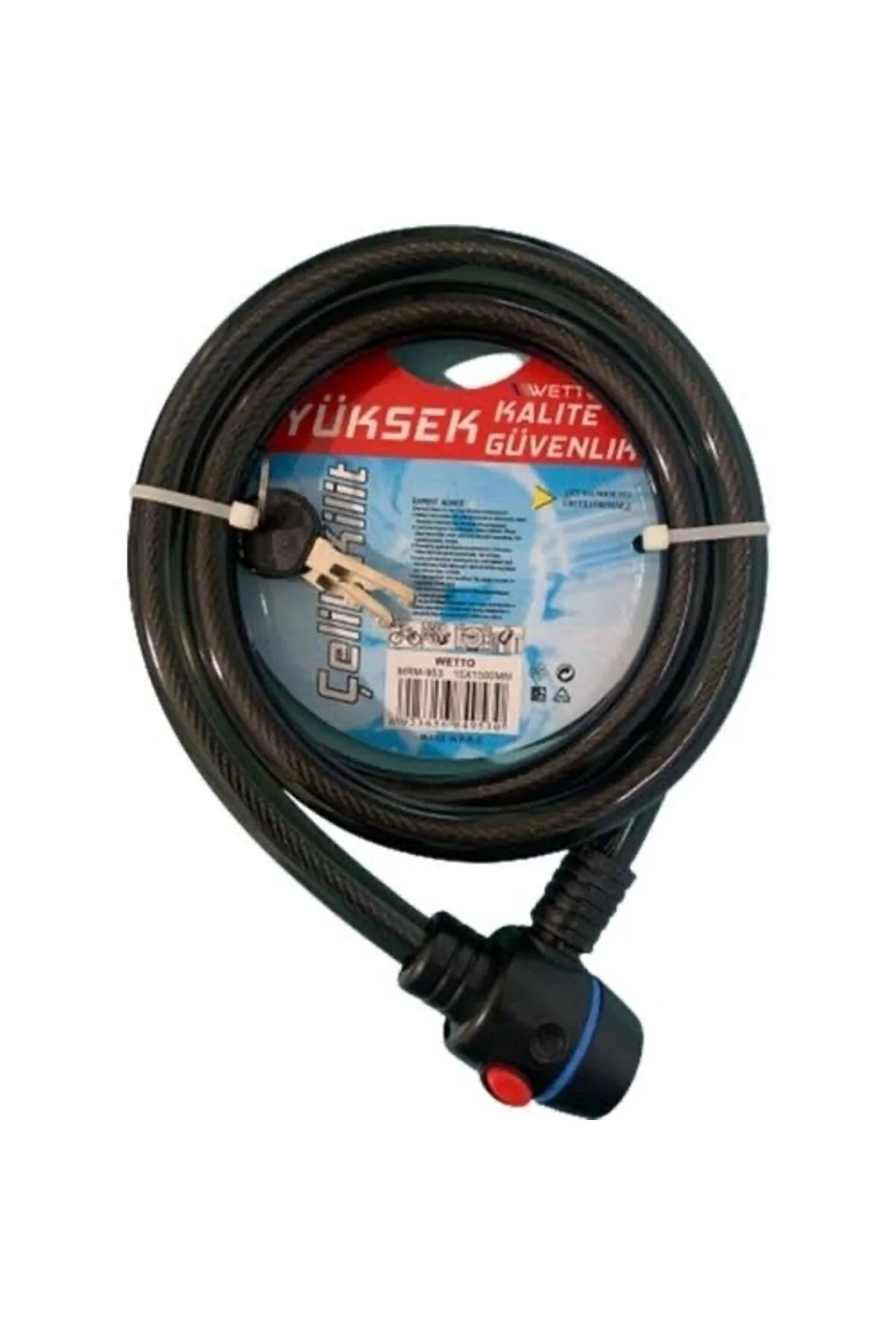 ArMotors MOTORSİKLET ÇELİK HALAT KİLİT 15mm x 150cm" Motorsiklet Kilidi & Alarmı Fiyatı
