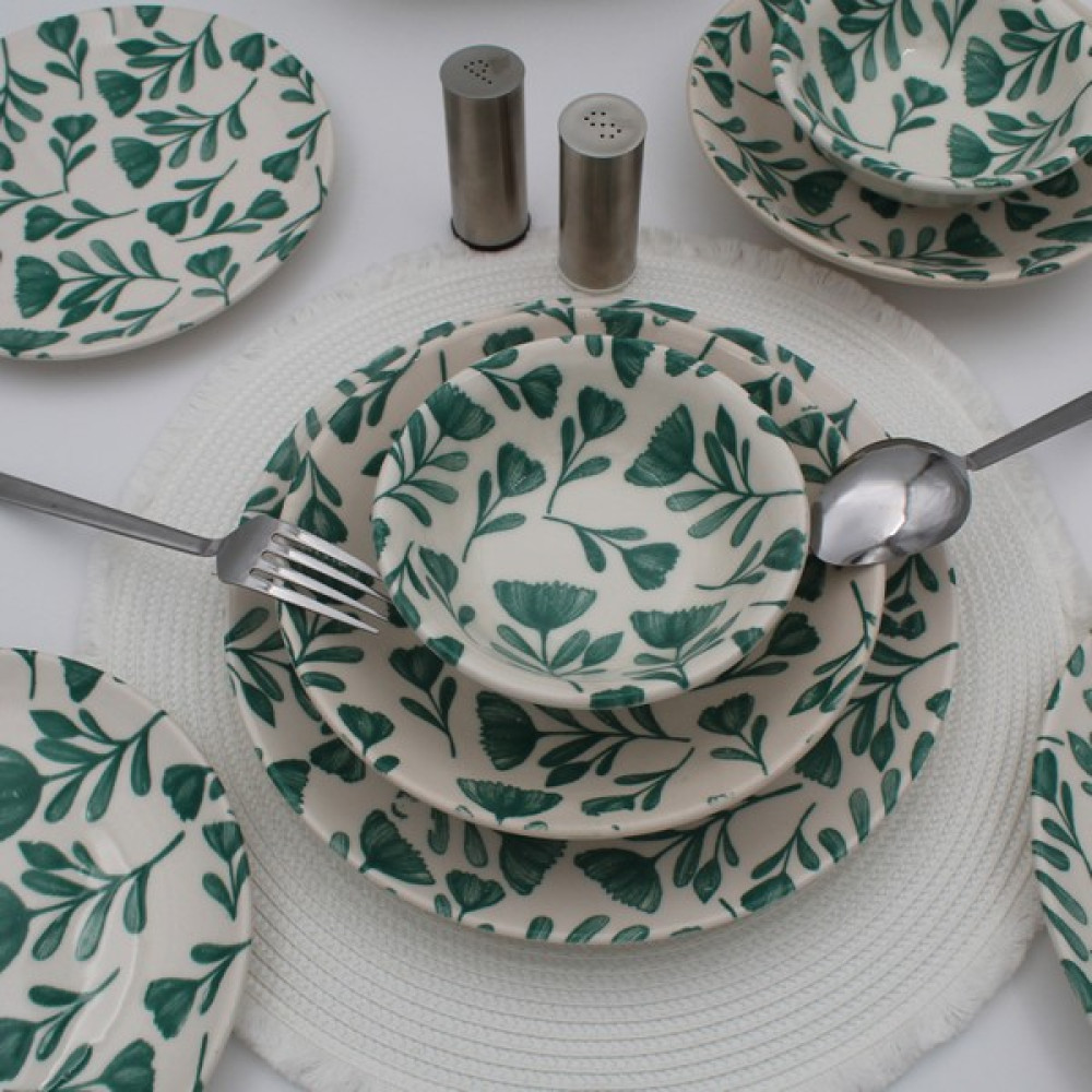 Arna Porselen Flower 24 Parça 6 Kişilik Yemek Takımı Yemek Takımı Fiyatı