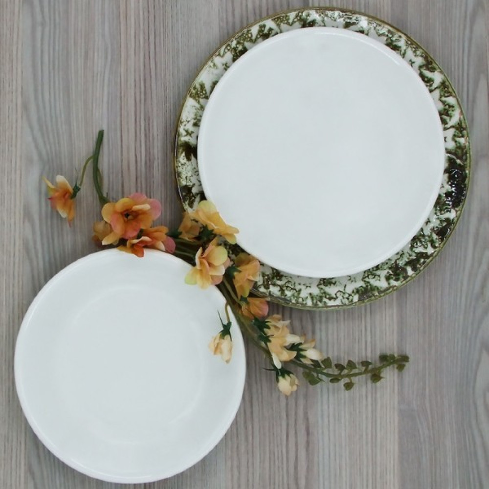 Arna Porselen Gardenia Stone 18 Parça 6 Kişilik Yemek Takımı Yemek Takımı Fiyatı