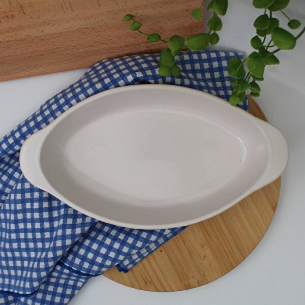 Arna Porselen Seramik Oval Fırın Kabı 33 cm Tepsiler / Fırın Kapları Fiyatı