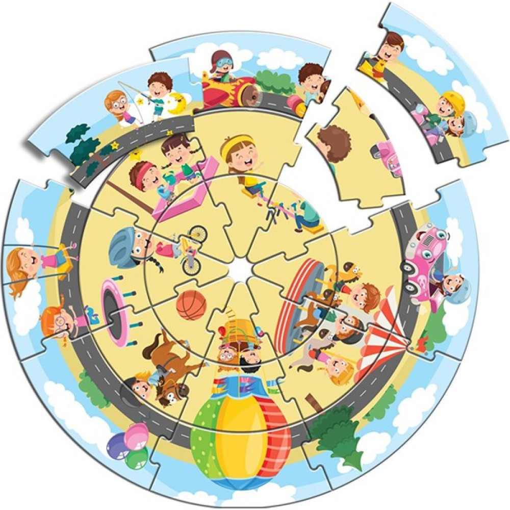 Arnas Toys 5166 Funny World Eğitici Dünya Puzzle 24 Parça Karton Puzzle Eğitici Oyuncak Fiyatı