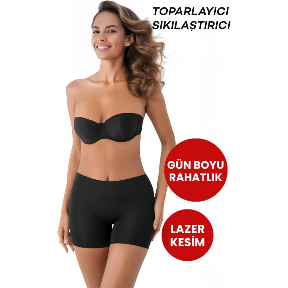 Arnee Dikişsiz Toparlayıcı Şekillendirici Iz Yapmaz Lazer Kesim Anti Selülit Kadın Boxer Korse Bayan Korse Fiyatı