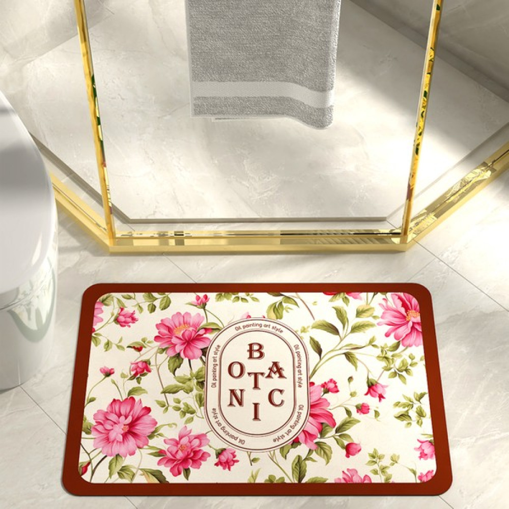 Arnee Su Emici Banyo Paspası Kaymaz, Su Emen Abdest Paspası Kaydırmaz Banyo Paspası - Kahverengi - 40x60 cm Klozet Takımı Fiyatı