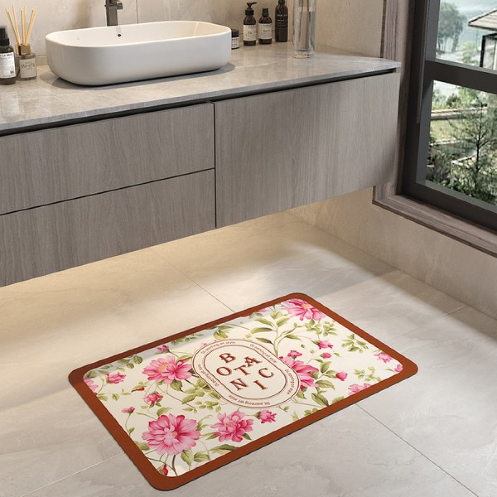 Arnee Su Emici Banyo Paspası Kaymaz, Su Emen Abdest Paspası Kaydırmaz Banyo Paspası - Kahverengi - 50x70 cm Klozet Takımı Fiyatı