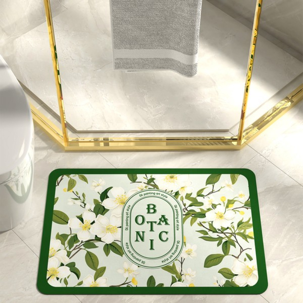 Arnee Su Emici Banyo Paspası Kaymaz, Su Emen Abdest Paspası Kaydırmaz Banyo Paspası - Yeşil - 40x60 cm Klozet Takımı Fiyatı
