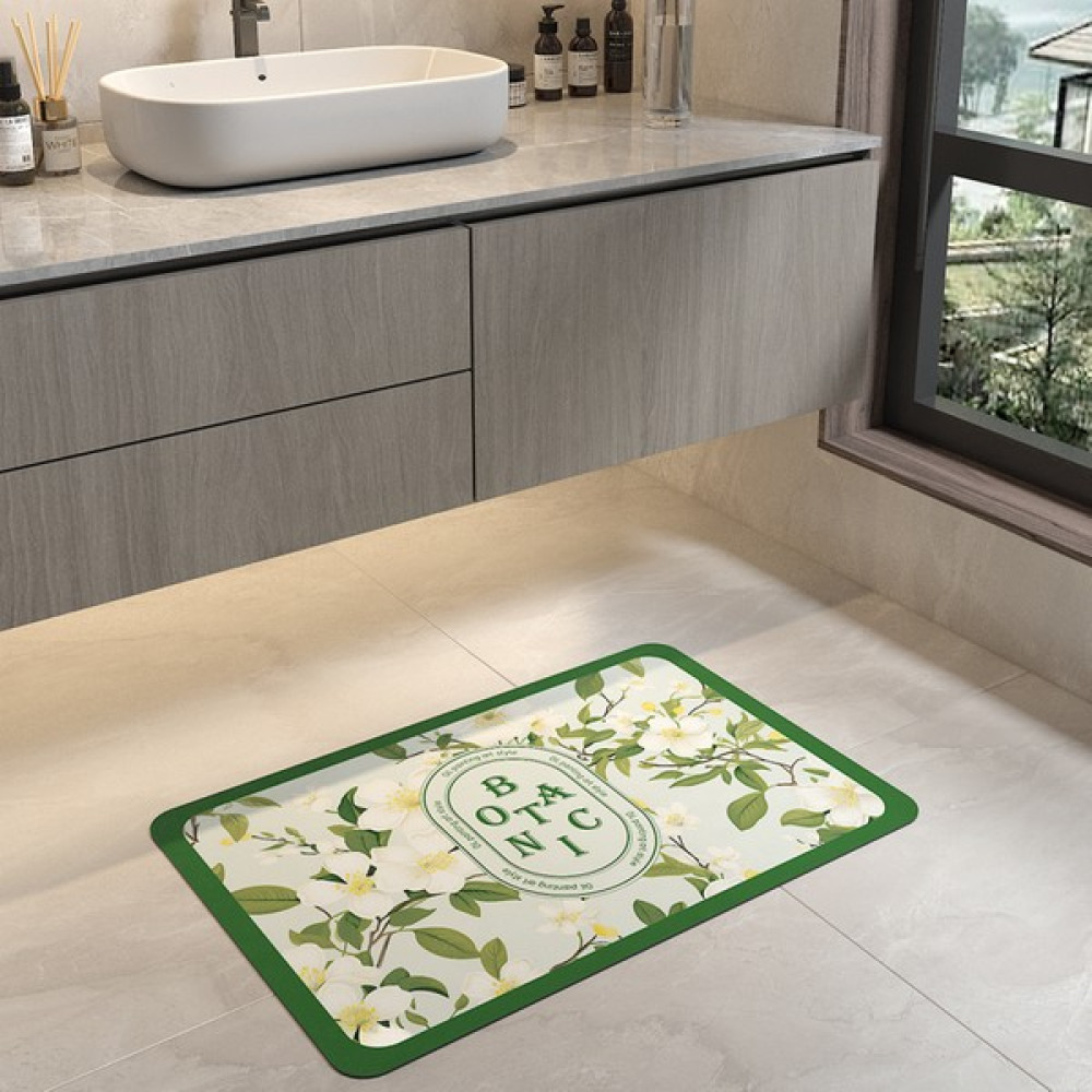 Arnee Su Emici Banyo Paspası Kaymaz, Su Emen Abdest Paspası Kaydırmaz Banyo Paspası - Yeşil - 50x70 cm Klozet Takımı Fiyatı