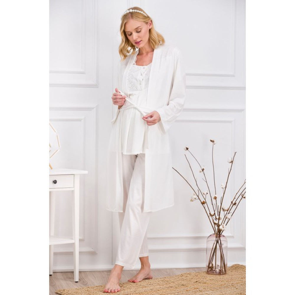Arnetta Basic Krem 3'lü Lohusa Takımı Gecelik & Pijama Fiyatı
