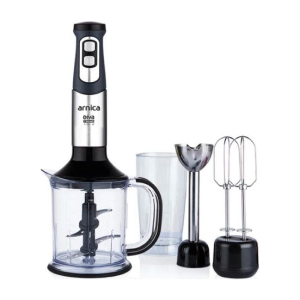 Arnıca Dıva Trend El Blender Setı Gri GH21592 - Siyah Blenderler Fiyatı