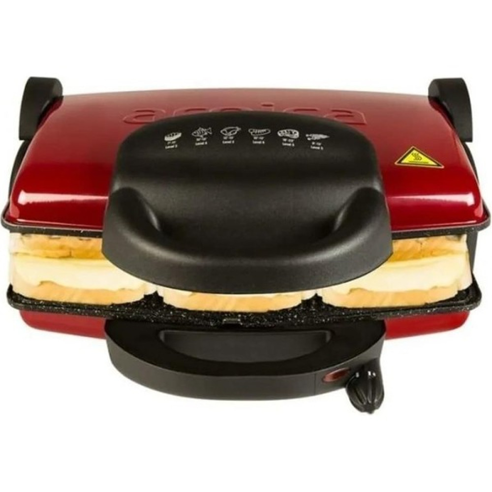 ARNICA GH26111 Ayvalık 4000 Tost Makinesi Kırmızı Tost Makineleri Fiyatı