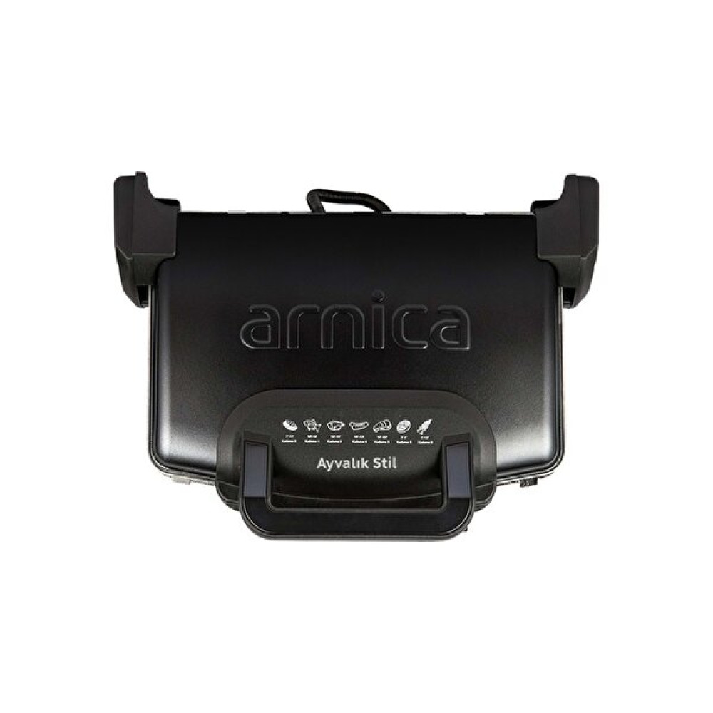 Arnica Gh26262 Ayvalık Stil Siyah Tost Makinesi Tost Makineleri Fiyatı
