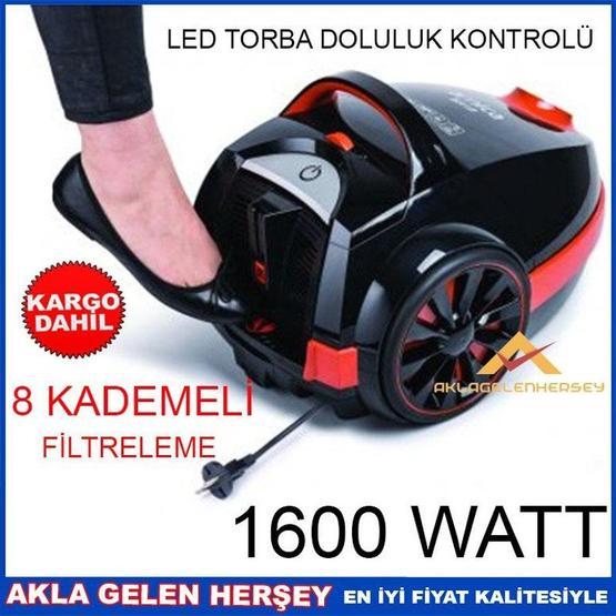 Arnica Terra Plus 1600 W D Sınıfı Hepa Elektrikli Süpürge