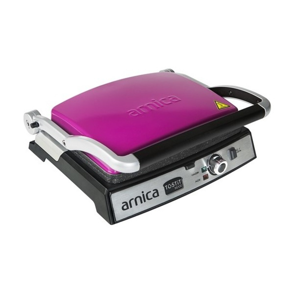 Arnica Tostit Maxi Granit Izgaralı Tost Makinesi Fuşya Tost Makineleri Fiyatı