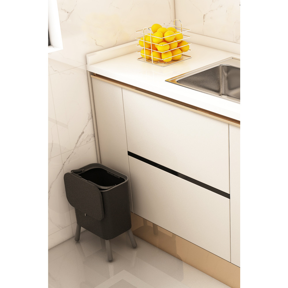 ARNİLLO 15 Litre Ayaklı Fonksiyonel Kapaklı Banyo Ve Mutfak Çöp Kovası Mobilya & Dekorasyon Fiyatı