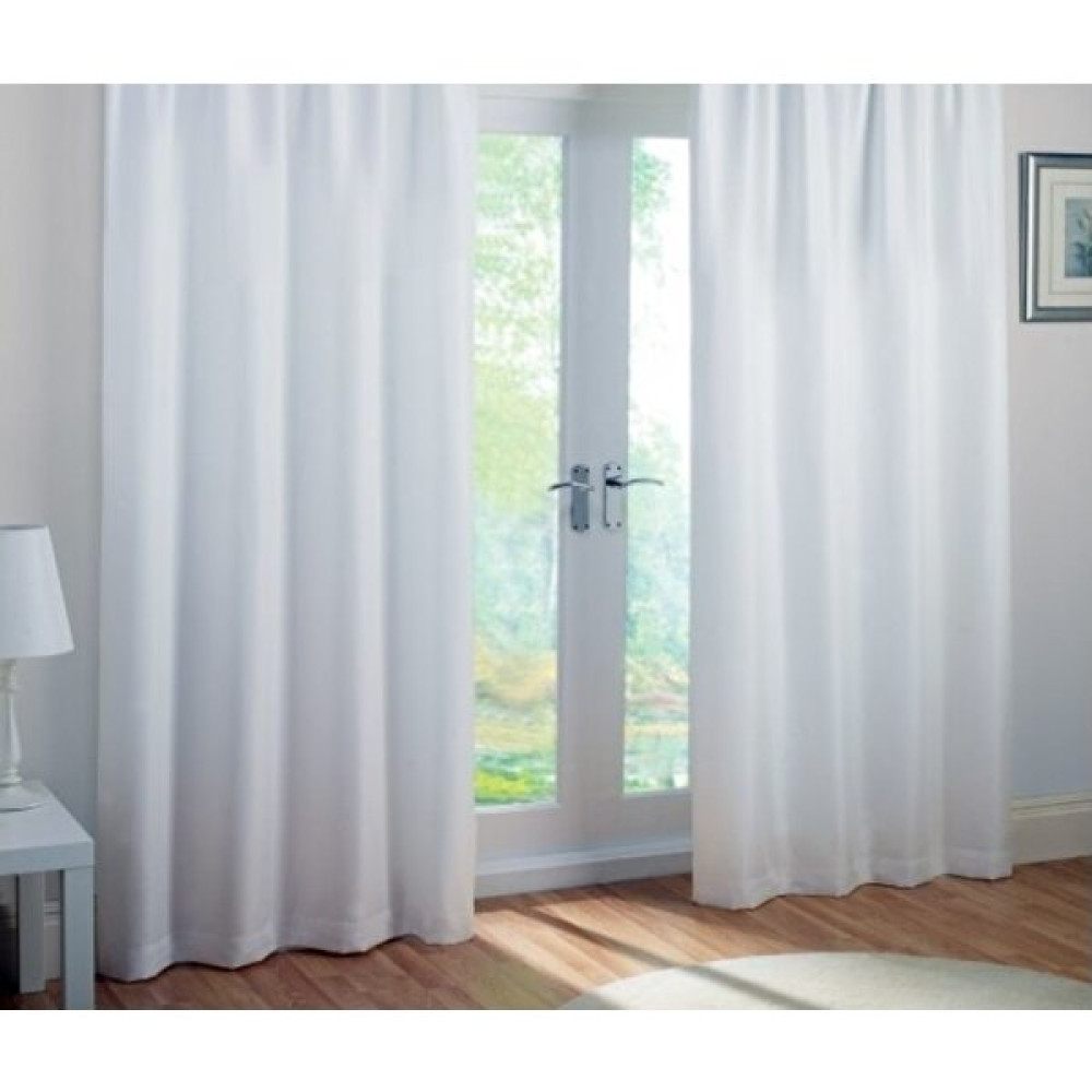 Arolife Taç Güneşlik Perde Saten Kumaş Ekstraforlu Düz Dikiş - Kırık Beyaz - 100 x 270 cm Güneşlik Fiyatı
