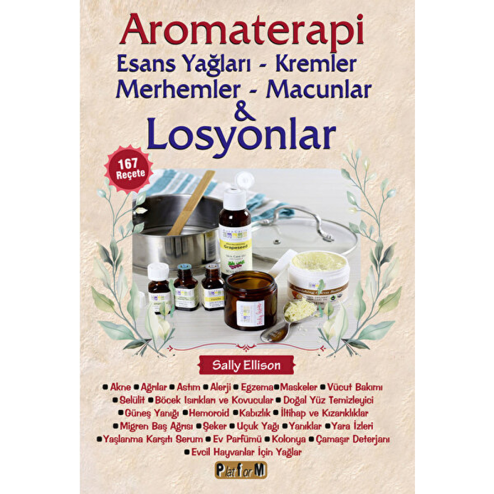 Aromaterapi Esans Yağları - Kremler Merhemler - Macunlar & Losyonlar - Sally Ellison Kültür Kitapları Fiyatı