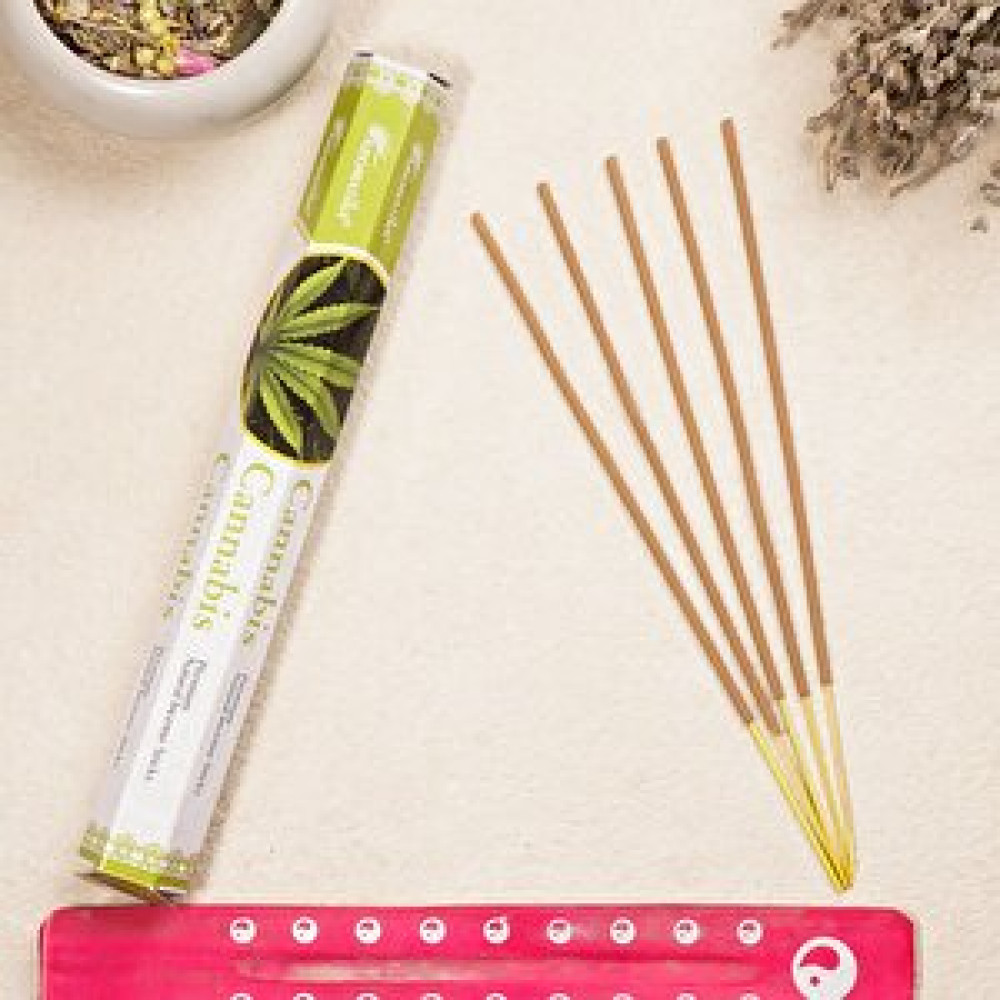 Aromatika Cannabis Doğal Premium Çubuk Tütsü Oda Kokusu Fiyatı