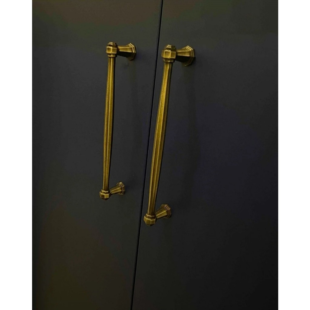Aron 2 Adet Sütun Kulp Tv Ünite Komidin Şifonyer Konsol Mutfak Dolap Kapak Kulpu 128 mm - 160 mm - 224 mm - 224MM - Antik Sarı Nalburiye & Hırdavat Fiyatı