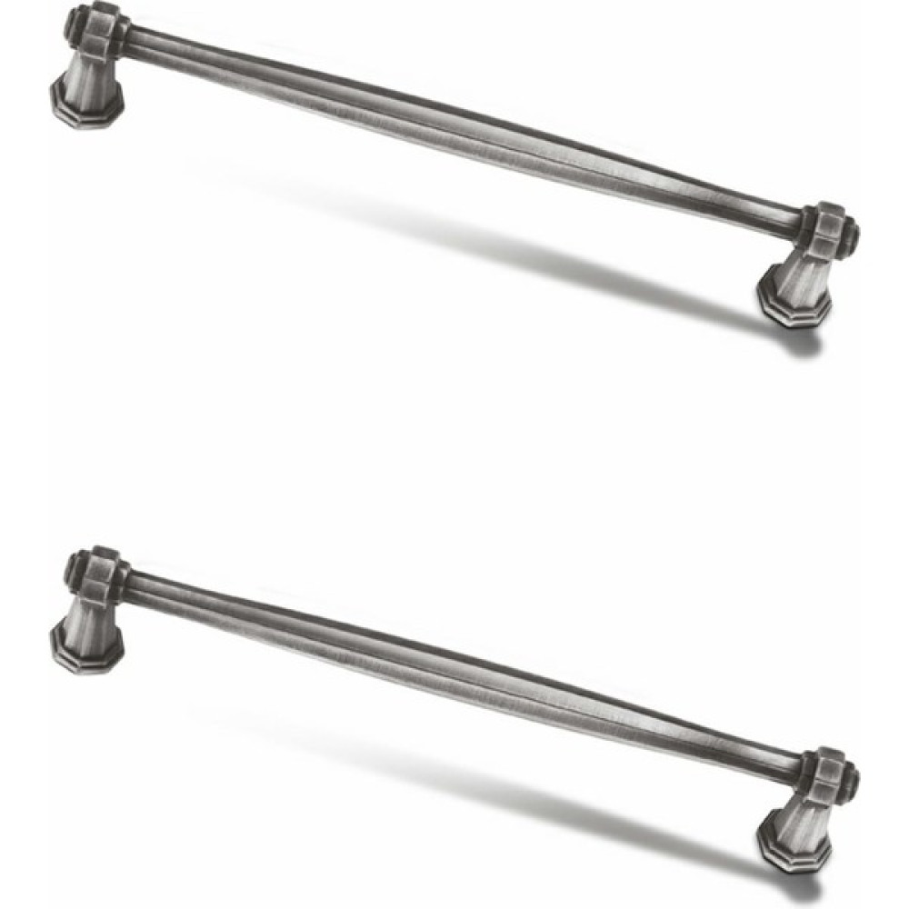 Aron 2'li Sütun Kulp Tv Ünite Komidin Şifonyer Konsol Mutfak Dolap Kapak Kulpu 128 mm - 160 mm - 224 mm - 128MM - Antik Gümüş Nalburiye & Hırdavat Fiyatı