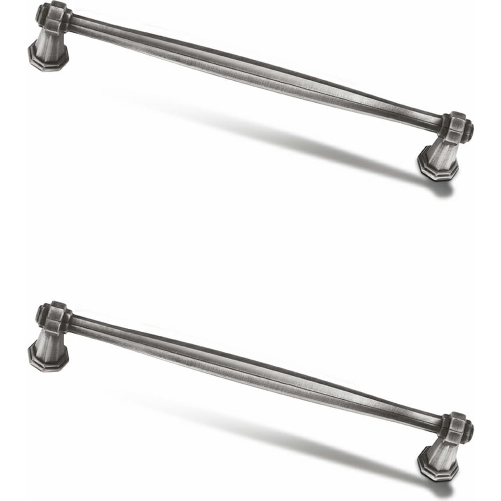 Aron 2'li Sütun Kulp Tv Ünite Komidin Şifonyer Konsol Mutfak Dolap Kapak Kulpu 128 mm - 160 mm - 224 mm - 224MM - Antik Gümüş SSD / Solid State Drive Fiyatı