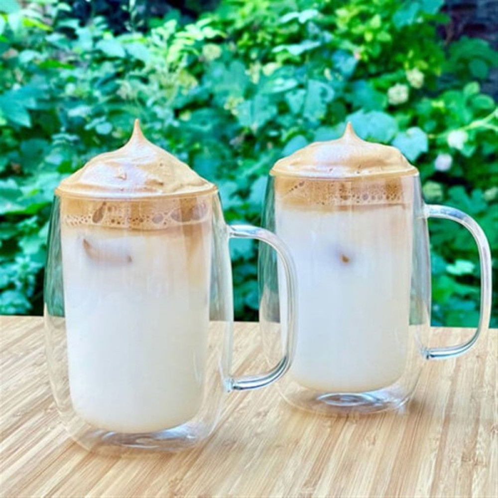 Arow Çift Cıdarlı 2'li Su Bardağı - 1 Adet - Şeffaf - 400 ml Fincan / Bardak / Kahve Takımı Fiyatı
