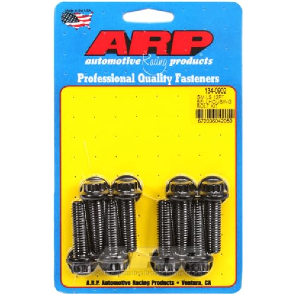 ARP 134-0902 Bellhousing Bolt Kit, Black