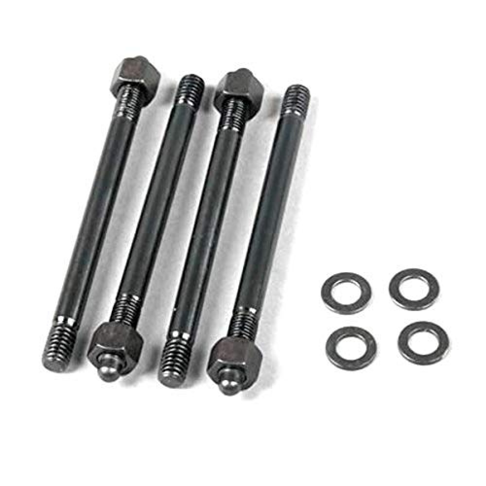 ARP 200-2417 Black Oxide 5/16" Thread 2.700" OAL Carburetor Stud with 1/2" Spacer for HP Dominator, (Set of 4)