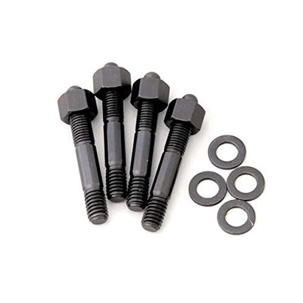 ARP 300-2403 Pro Series Black Oxide 5/16" Thread 2.700" OAL Drilled Carburetor Stud with 2" Spacer for NASCAR Wire Seal, (Set of 4)