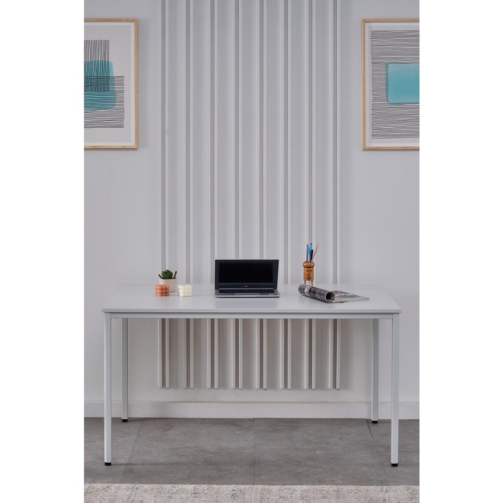 Arpelia Çalışma Masası 140 x 80 x 75 cm - 140x80 - Gri Çalışma Masası Fiyatı