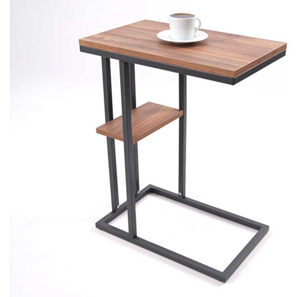 Arpelia Orta Raflı C Sehpa 52x32x67 CM - Kahverengi Yan Sehpa Fiyatı