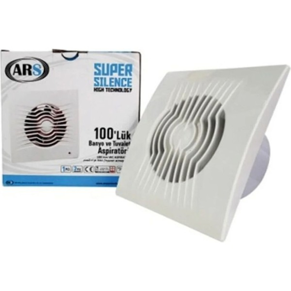 Ars Banyo ve Tuvalet Aspiratör Havalandırma Fanı (100’lük 10 cm) Aspiratörler Fiyatı