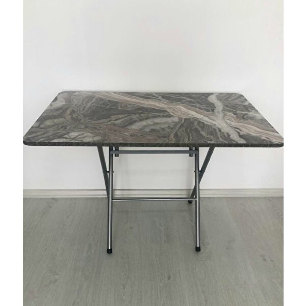 Ars Katlanır Masa - 70 x 110 cm - Beyaz - Mermer - Krem Yemek & Mutfak Masası Fiyatı