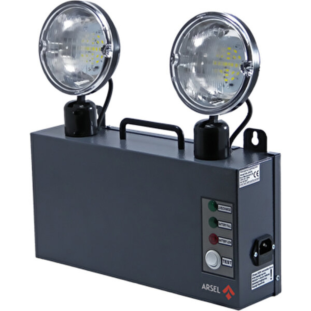 Arsel Versalite LED VSL226/3 Acil Aydınlatma Armatürü Kesintide 180 Dk Yanan 2X26 LED Armatür Fiyatı