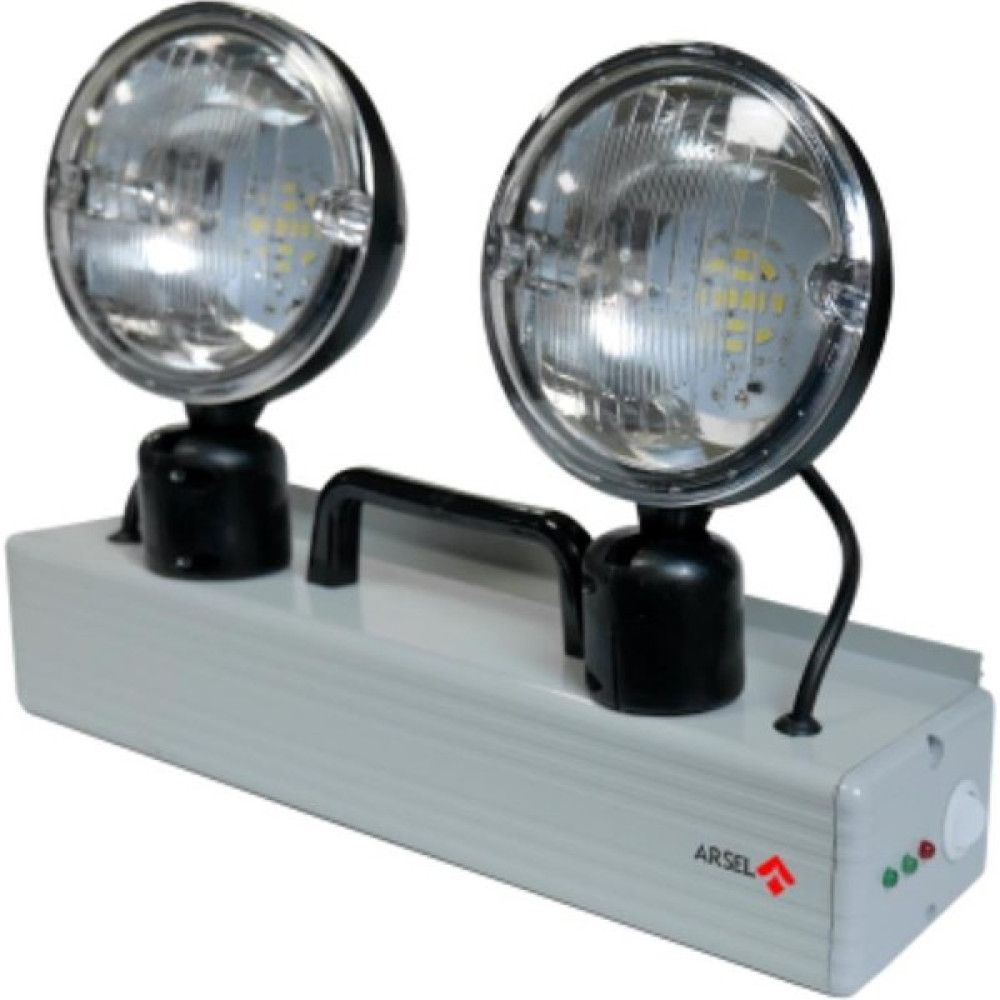 Arsel Versalite-Lp VSA-214L (Lifepo4) Acil Aydınlatma Armatürü Kesintide 180 Dak. Yanan 2X14 LED Lamba - Beyaz Armatür Fiyatı