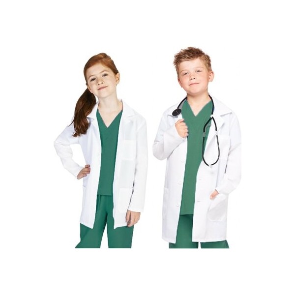 Arslan İş Elbiseleri Beyaz Kız-Erkek Çocuk Doktor, Laboratuvar Önlüğü - 10 - 12 Yaş Giyim & İç Giyim Fiyatı