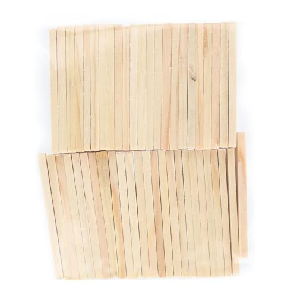 Art Advantage Canvas Wedges 48pc – Essential Canvas Wood Wedges for Tightening & Stretching Your Artwork Canvas, Perfect for Framing, Crafting, and Studio Use