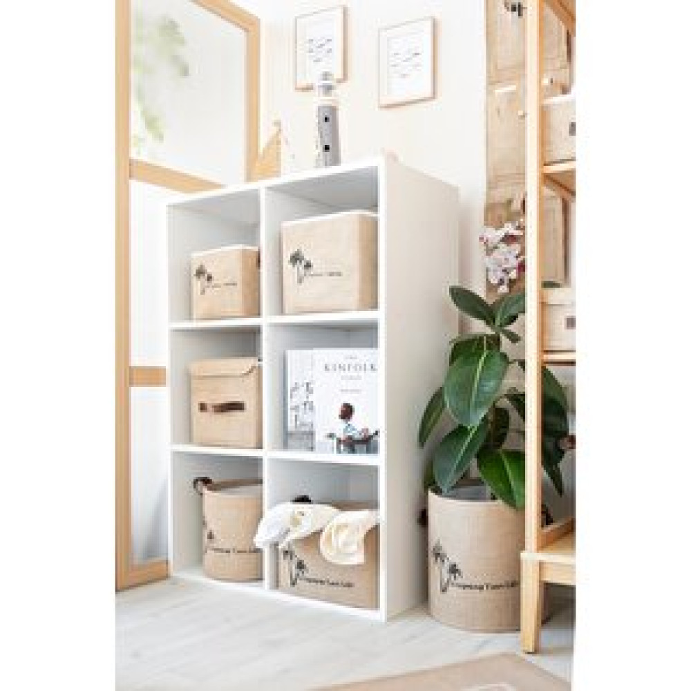 Art Bee 2'li Set Jüt Dolap İçi Organizer Takı, Makyaj, Banyo, Ofis Düzenleyici Saklama Kutusu 30x30x30 Eşya Saklama Kutusu Fiyatı