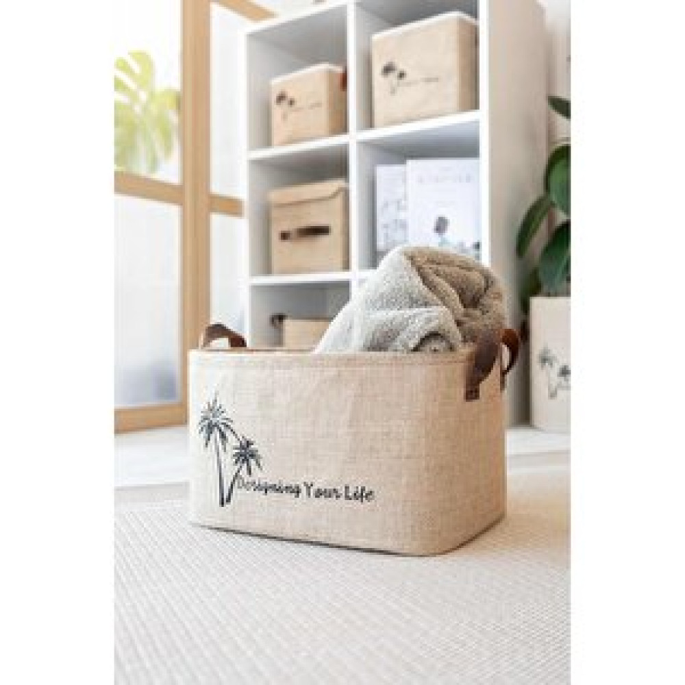 Art Bee Jüt Dolap İçi Çamaşır Çocuk Odası Oyuncak Düzenleyici Katlanır Saklama Sepeti Organizer 29x20x18 Sepet Fiyatı