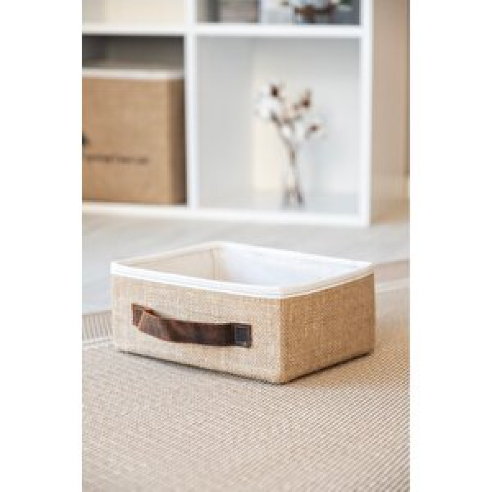 Art Bee Jüt Dolap İçi Organizer Takı, Makyaj, Banyo, Ofis Düzenleyici Saklama Kutusu Organizer 30x23x13 Cm Eşya Saklama Kutusu Fiyatı