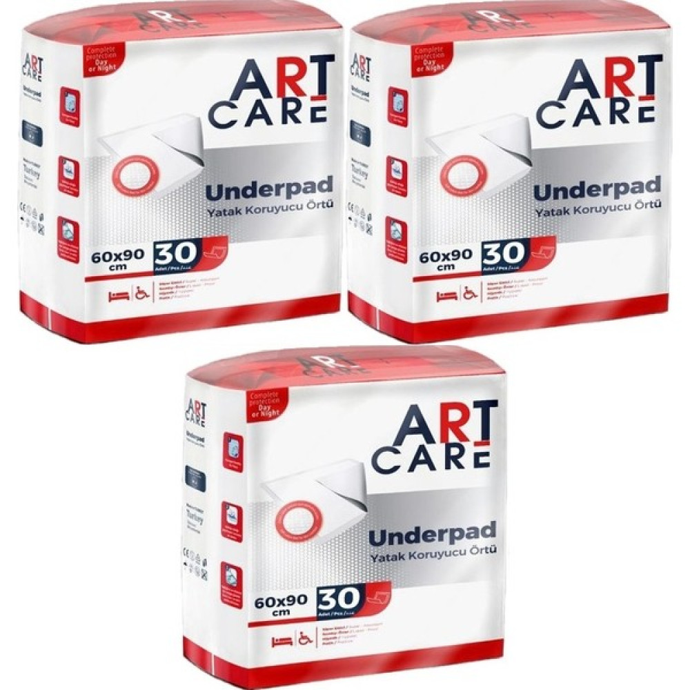 Art Care Hasta Yatak Koruyucu 60*90 cm 90 Adet (3pk*30) - 60 x 90 cm Oto Boyaları Fiyatı