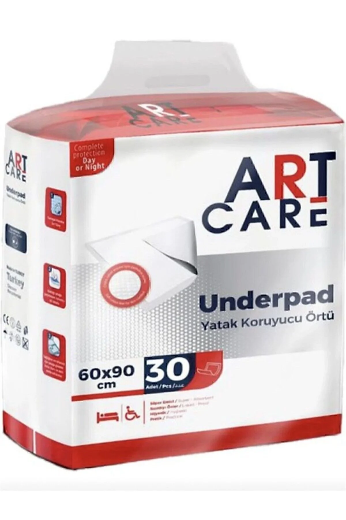 ART CARE Hasta Yatak Koruyucu Örtüsü & Kedi Köpek Çiş Pedi 60x90 Cm 30 Adet" Sağlık Fiyatı