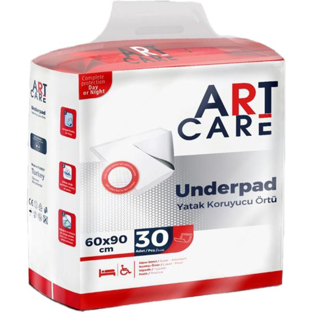 Art Care Yatak Koruyucu Örtü 30 Adet - 60 x 90 cm Alez / Yatak Koruyucu Fiyatı