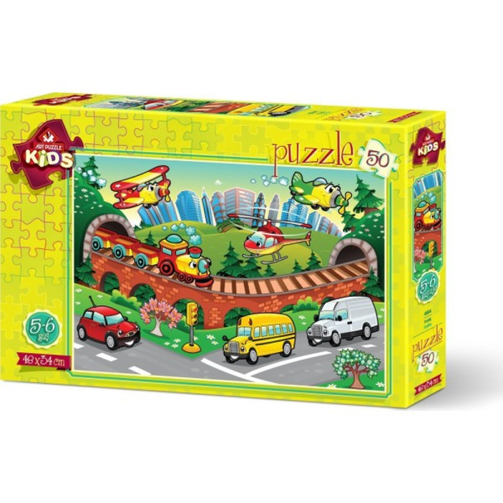 Art Çocuk Puzzle Trafik 50 Parça Puzzle Puzzle & Aksesuarları Fiyatı