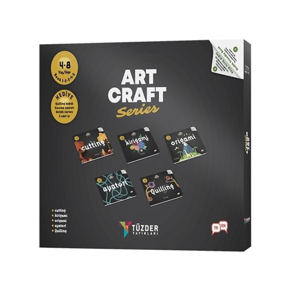 Art Craft-El Becerileri Seti 5 Kitap 4-8 Yaş Zihinsel Gelişim Kitapları Fiyatı